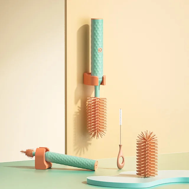 BottleCleaner™ - Elektrische Reinigingsmagie - Flessen borstel Groen | Educatief Speelgoed - Afbeelding 1