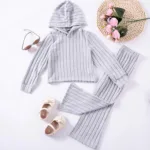 Mini Fashion™ - Zacht&Warm - Trainingspak Grijs / 98 (3 jaar) | Educatief Speelgoed