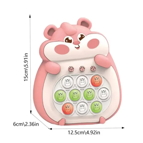 Bubble Pop™ - Klaar voor Actie? - Snelheidsspel Roze Hamster | Educatief Speelgoed - Afbeelding 1