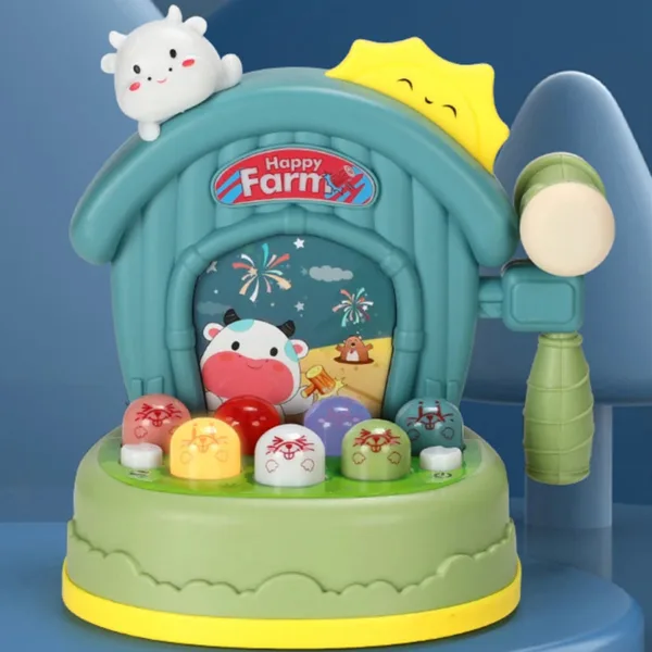 Whack-A-Mole™  -  Muzikale Mollenjacht - Boerderij Mollenspel | Educatief Speelgoed - Afbeelding 1