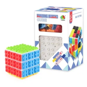 Magic Cube Puzzle™ - Draai, Verwonder&Los op - Puzzel Bouwblok Wit | Educatief Speelgoed