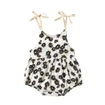 Mini Fashion™ - Baby Romper Jurk Wit / 80 (6-12 maanden) | Educatief Speelgoed