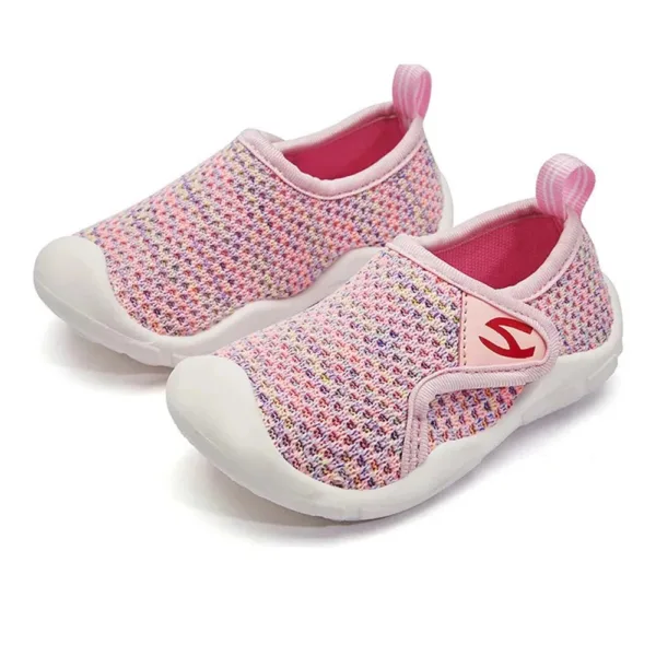 Mini Fashion™ - Ademende&Flexibel - Kinderschoenen Licht Roze / 21 (9-12 maanden) | Educatief Speelgoed - Afbeelding 1