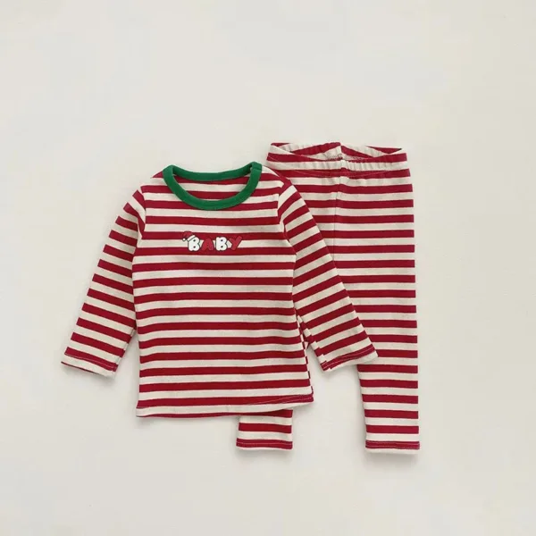 Mini Fashion™ - Comfortabel&Warm - Kerst Pyjama Rood / 66 (6-9 maanden) | Educatief Speelgoed - Afbeelding 1