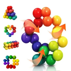 Shape Shifter™ - Draai&Vorm - Puzzel Ballen 20 ballen -Ø 2cm | Educatief Speelgoed