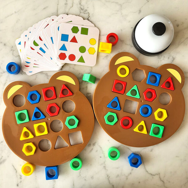 Shape Bear™ - Leer vormen herkennen - Vormenpuzzel | Educatief Speelgoed - Afbeelding 1