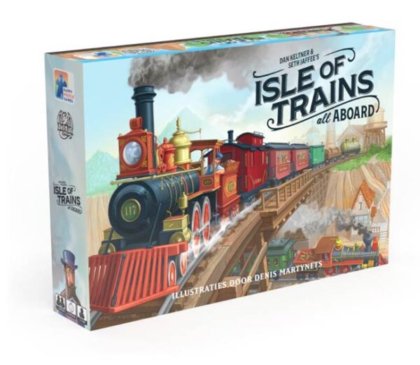 Isle of Trains (NL) - Happy Meeple Games Kaartspel - Afbeelding 1