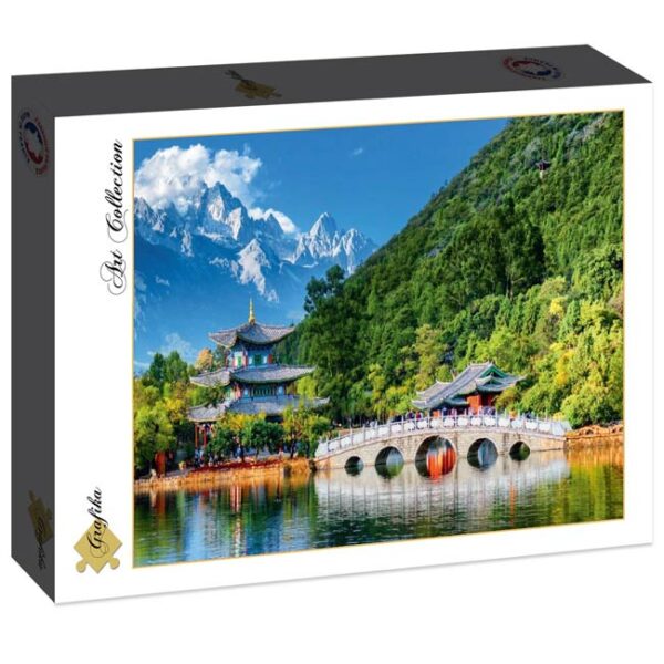 Jade Dragon Snow Mountain (1000) - Grafika  Legpuzzel - Afbeelding 1