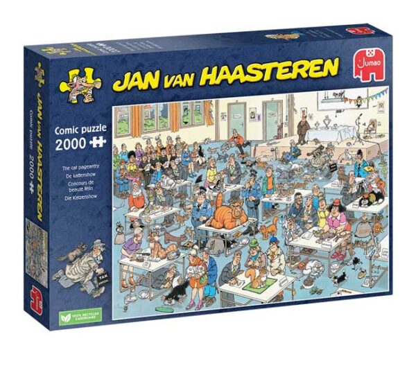 Jan van Haasteren - De Kattenshow (2000) - Jumbo  Legpuzzel - Afbeelding 1