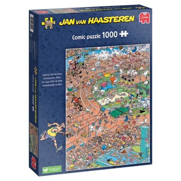 Jan van Haasteren - Zomerspelen Parijs (1000) - Jumbo  Legpuzzel - Afbeelding 1