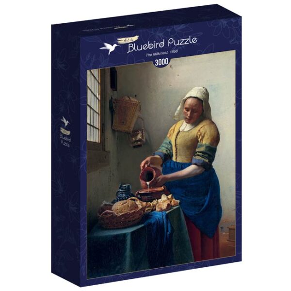 Johannes Vermeer - Het Melkmeisje (3000) - Bluebird Puzzle  Legpuzzel - Afbeelding 1