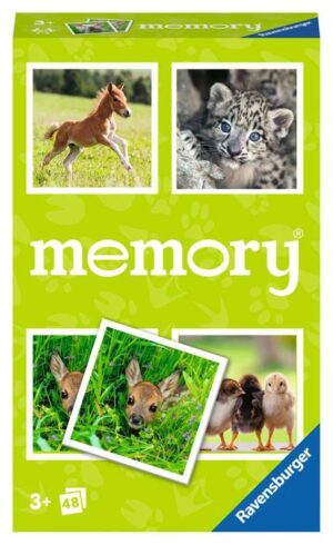 Jonge Dieren Memory - Ravensburger Kaartspel