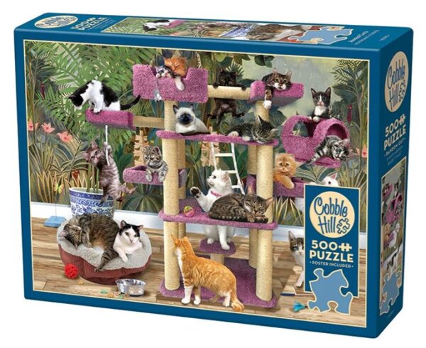 Jungle Cats (500) - Cobble Hill  Legpuzzel - Afbeelding 1