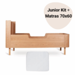 Junior Kit Quax Yume Natural Ash met Matras Kit 70x60 Wit