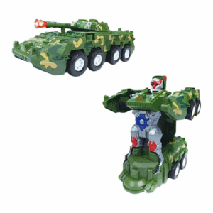 Transformer Car™ - Transformeren en rijden - speelgoedauto Groene Tank met Wielen en Transformer | Educatief Speelgoed