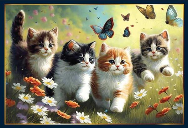 Kattenpret (1000) - Piece of Mind  Legpuzzel - Afbeelding 1