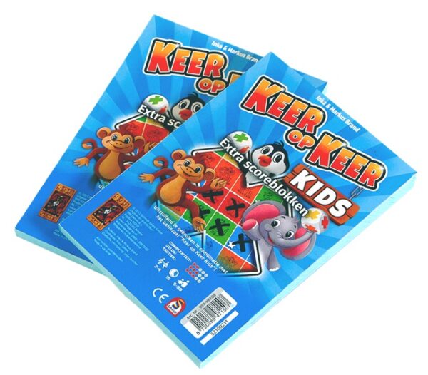 Keer op Keer Kids Scoreblok - 2 stuks - 999 games - Afbeelding 1