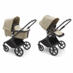 Kinderwagen Bugaboo Fox Cub Compleet Black/Desert Beige