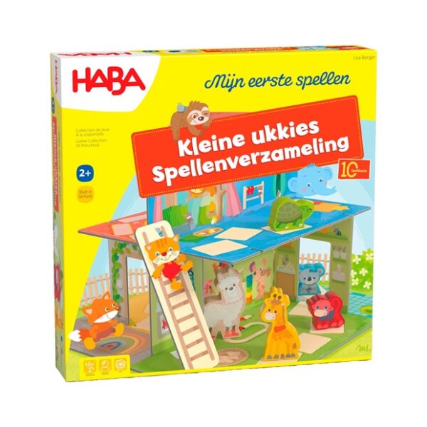Kleine Ukkies Spellenverzameling - Mijn eerste spellen - HABA Bordspel|Dobbelspel|Educatief - Afbeelding 1