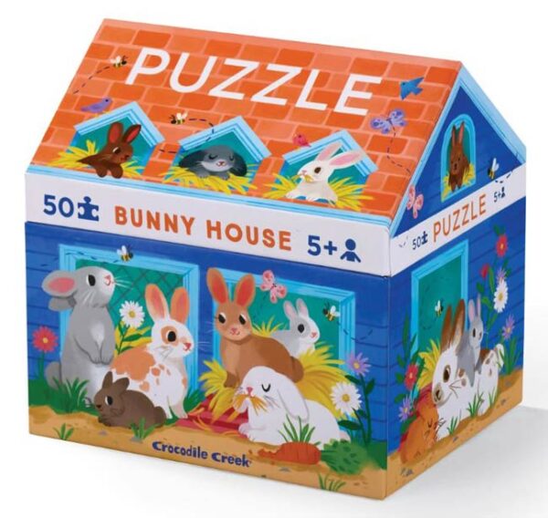 Konijnenhok (50) - Crocodile Creek  Legpuzzel - Afbeelding 1