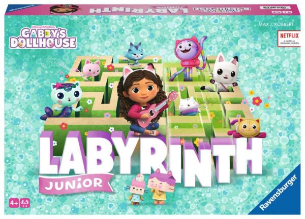Gabby’s Dollhouse Junior Labyrinth - Ravensburger Bordspel - Afbeelding 1