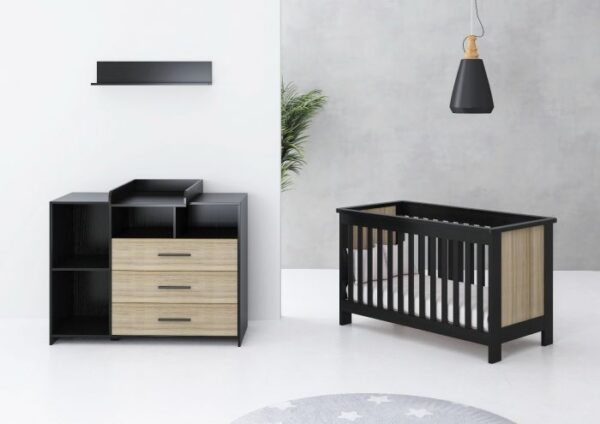 Babykamer Reno/Oxford (Ledikant + Commode) - Afbeelding 1