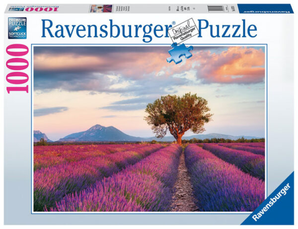 Lavendel Velden (1000) - Ravensburger  Legpuzzel - Afbeelding 1