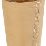 Leren dobbelbeker naturel - Piatnik