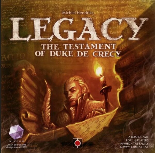 Legacy: The Testament of Duke de Crecy (English first edition) - Portal Games Kaartspel - Afbeelding 1