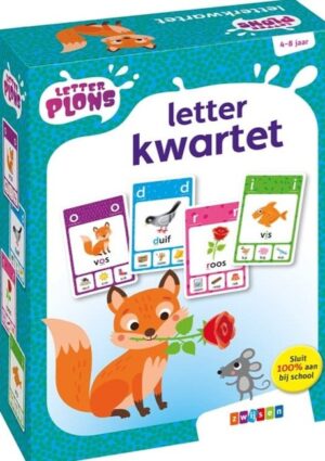 Letterplons letterkwartet - Zwijsen Kaartspel|Educatief