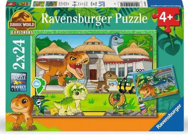 Leven in de wildernis (2x 24) - Ravensburger  Legpuzzel - Afbeelding 1