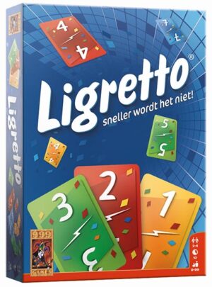 Ligretto Blauw - 999 games Kaartspel|Reactiespel