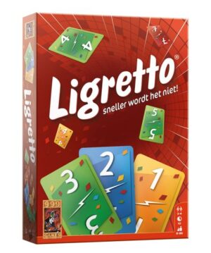 Ligretto Rood - 999 games Kaartspel|Reactiespel