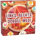 Links, rechts, dobbel weg! - HABA Dobbelspel|Reactiespel
