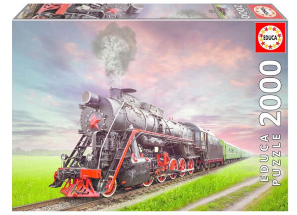 Stoomtrein (2000) - Educa  Legpuzzel - Afbeelding 1