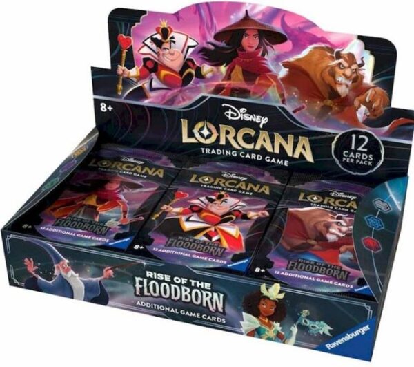 Disney Lorcana Boosterbox - Rise of the Floodborn (= 24 boosterpacks) - Ravensburger Collectible Card Games - Afbeelding 1