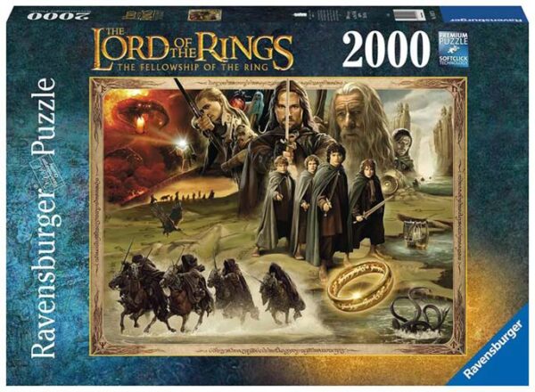 Lord of the Rings: The Fellowship of the Ring (2000) - Ravensburger  Legpuzzel - Afbeelding 1