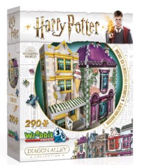 Harry Potter Madam Malkin's & Florean Fortescue's Ice Cream (290) - Wrebbit  3d Puzzel