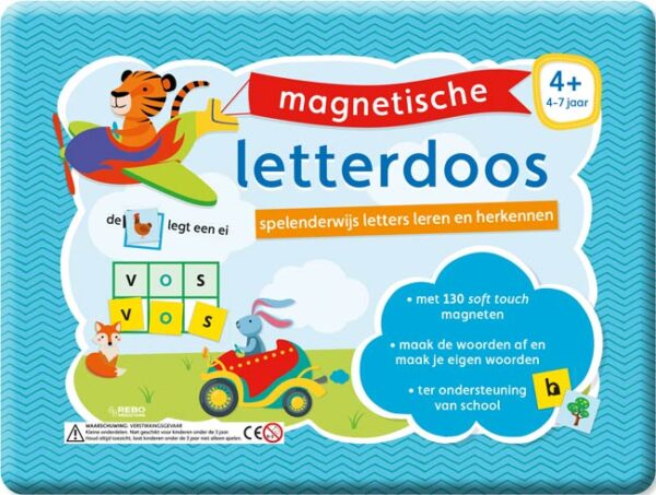 Magnetische Letterdoos - Rebo Educatief - Afbeelding 1