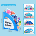 Adventure Busy Book™ - Ontdek&Speel - Ontdek Boekje Zee Dieren | Educatief Speelgoed