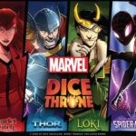 Marvel Dice Throne - 4-Hero Box - Scarlet Witch v. Thor v. Loki v. Spider-Man - Roxley Games Kaartspel