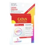 Catan Sized Card Game Sleeves MATTE (56x82) clear (60) - NIET GESCHIKT VOOR CATAN VAN 999 GAMES - Gamegenic