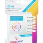 Square Card Game Sleeves MATTE (73x73mm) non-glare (50) - Gamegenic