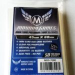 Mini Euro Premium Card Sleeves (45x68mm) clear (50) - Mayday Games
