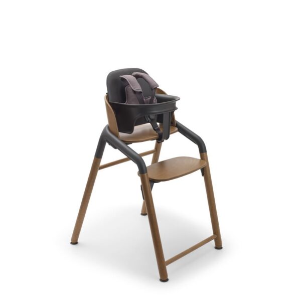 Set | Kinderstoel Bugaboo Giraffe Warm Wood/Grey + Babyset - Afbeelding 1