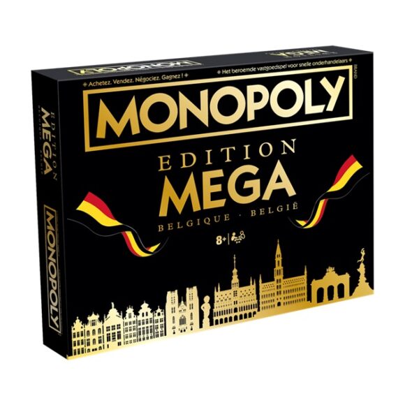 Mega Monopoly België - Winning Moves Bordspel - Afbeelding 1