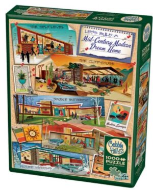 Mid-Century Modern Dream Home (1000) - Cobble Hill  Legpuzzel