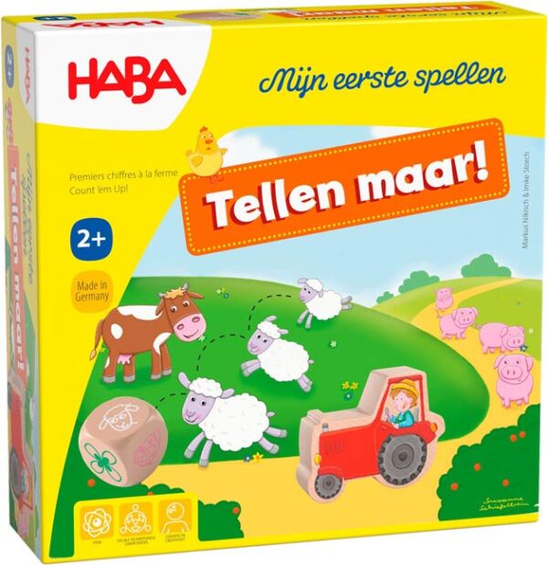 Tellen maar - Mijn eerste spellen - HABA Bordspel - Afbeelding 1