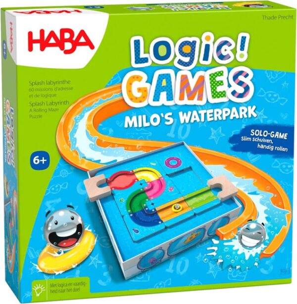 Logic Games: Milo's Waterpark - HABA Denkspel|Educatief Denkpuzzel - Afbeelding 1
