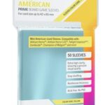 Mini American Card Game Sleeves PRIME (44x67mm) clear (50) - Gamegenic